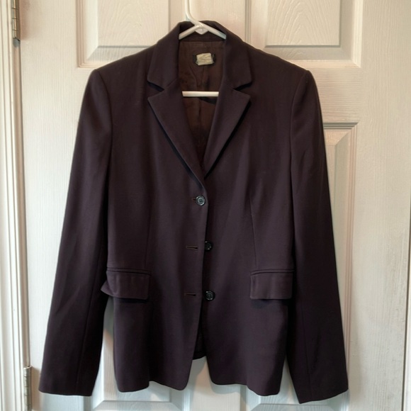 J. Crew Jackets & Blazers - J crew plum purple size 2 blazer women’s